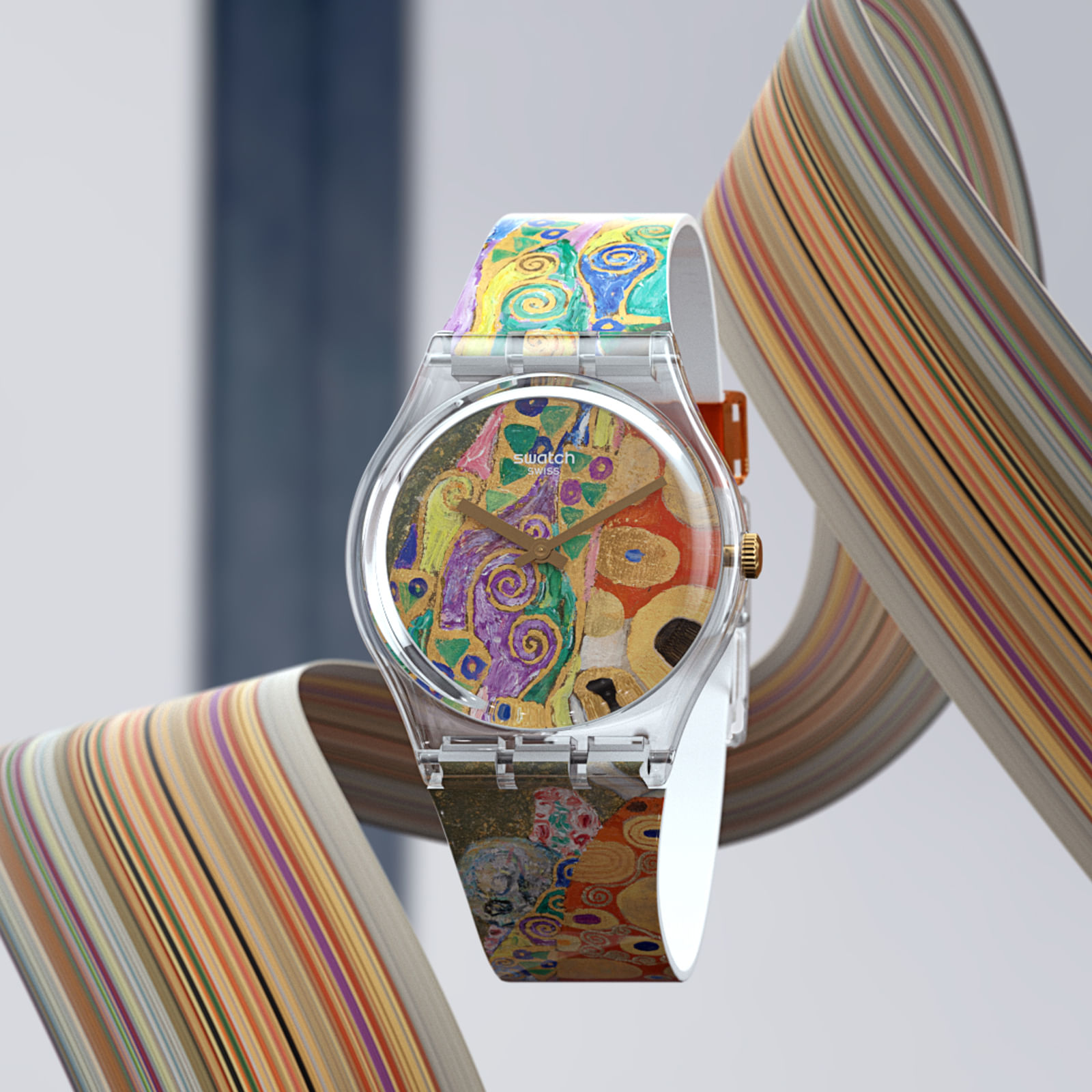 Reloj SWATCH HOPE, II BY GUSTAV KLIMT, THE WATCH GZ349 Transparente