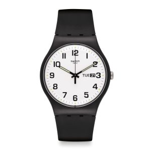 Reloj SWATCH TWICE AGAIN SUOB705 Negro