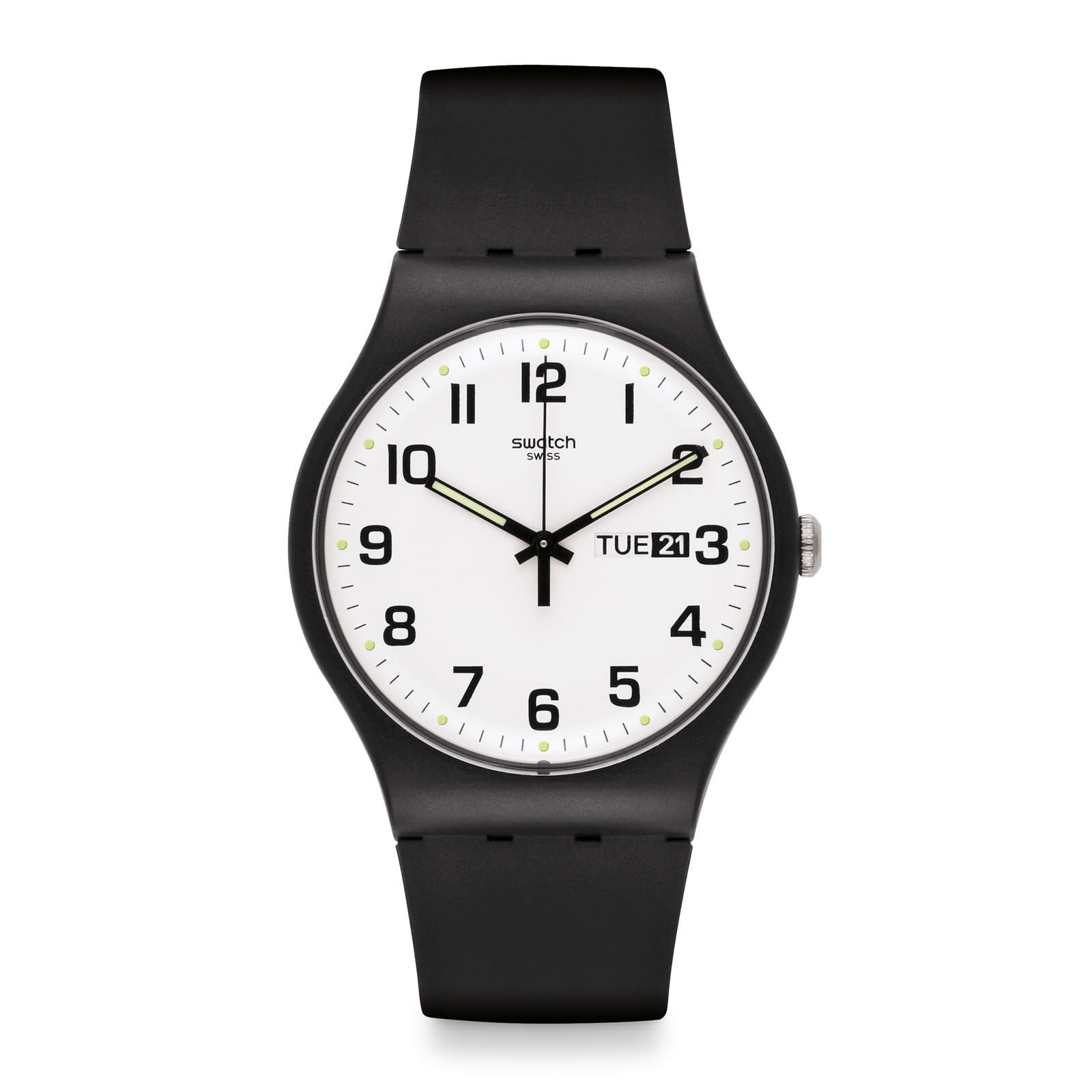 Reloj SWATCH TWICE AGAIN SUOB705 Negro