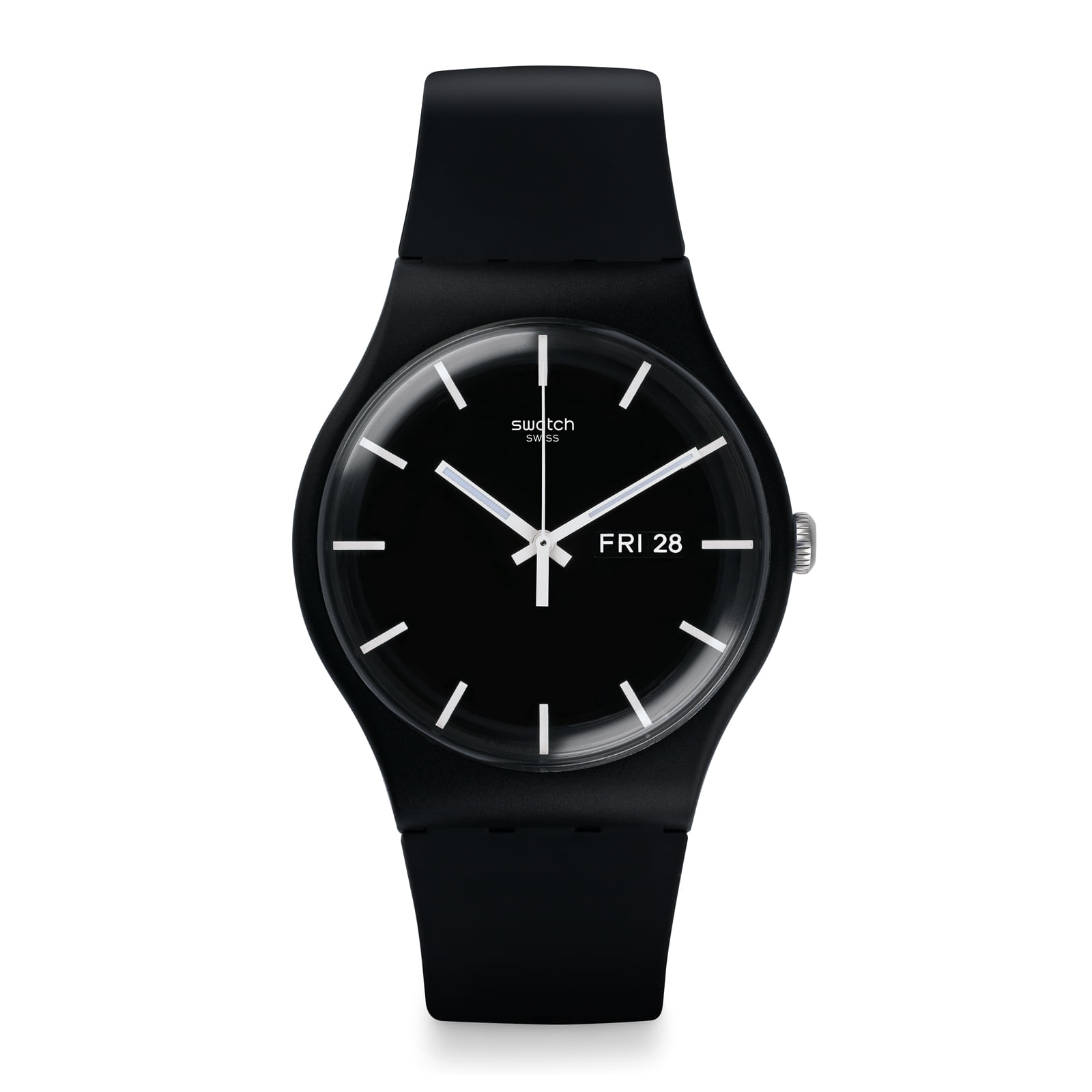 Reloj SWATCH MONO BLACK SUOB720 Negro