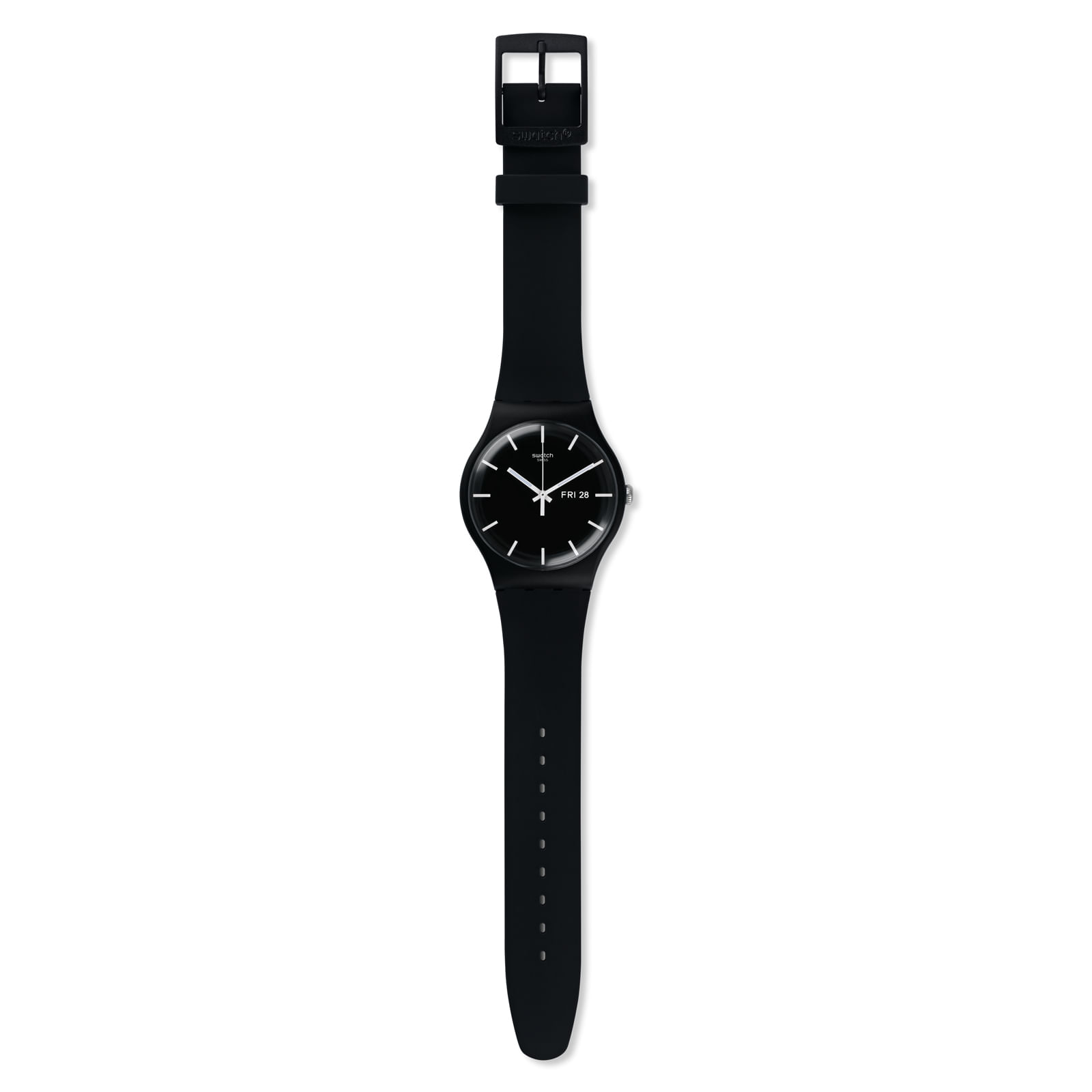 Reloj SWATCH MONO BLACK SUOB720 Negro