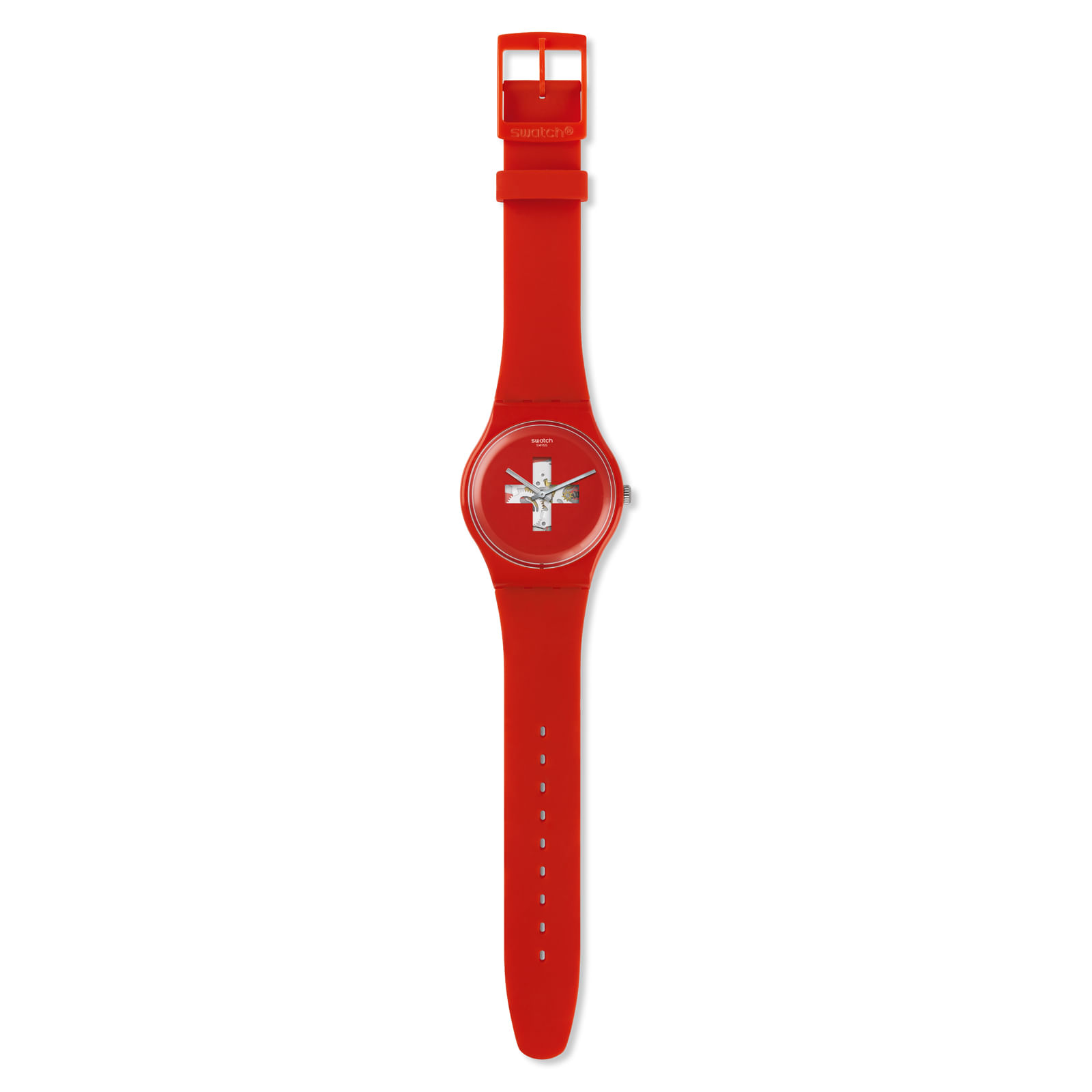 Reloj SWATCH SWISS AROUND THE CLOCK SUOR106 Rojo