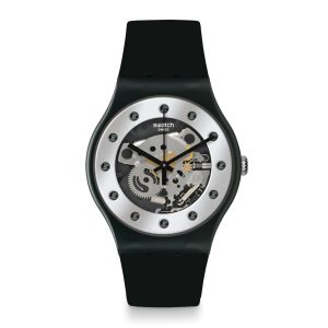 Reloj SWATCH SILVER GLAM SUOZ147 Negro
