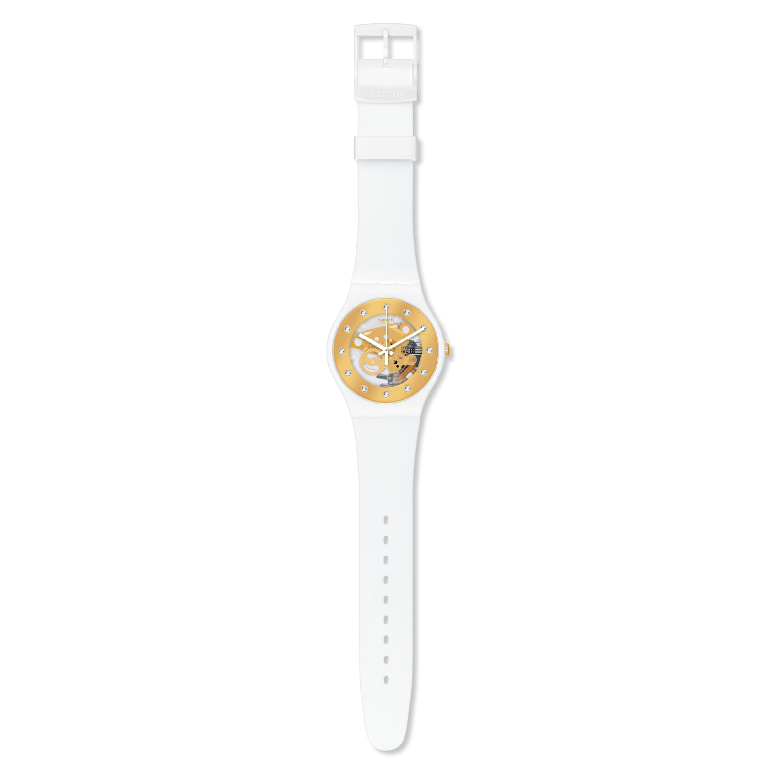 Reloj SWATCH SUNRAY GLAM SUOZ148 Blanco