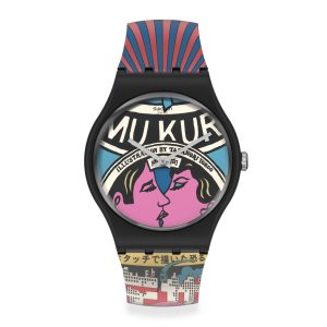 Reloj SWATCH THE CITY AND DESIGN, THE WONDERS OF LIFE SUOZ334 Negro