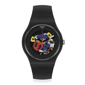 Reloj SWATCH BLACK LACQUERED AGAIN SO29B107 Negro