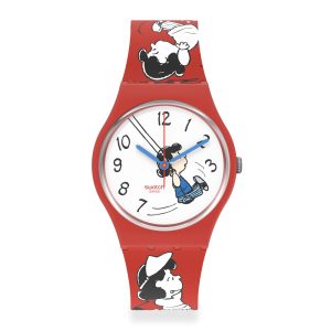 Reloj SWATCH KLUNK! SO28Z106 Rojo