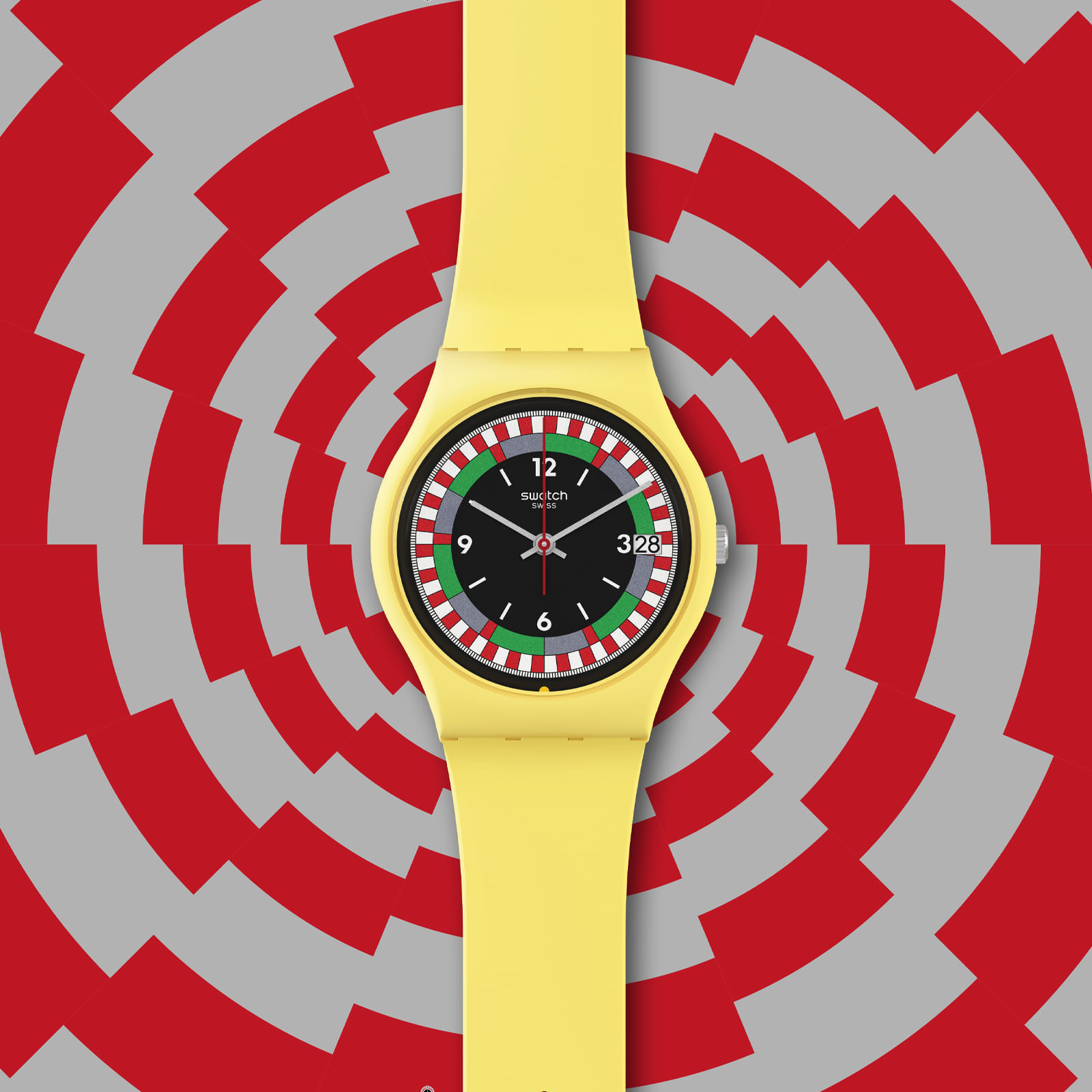 Reloj SWATCH YEL_RACE SO31J400 Amarillo