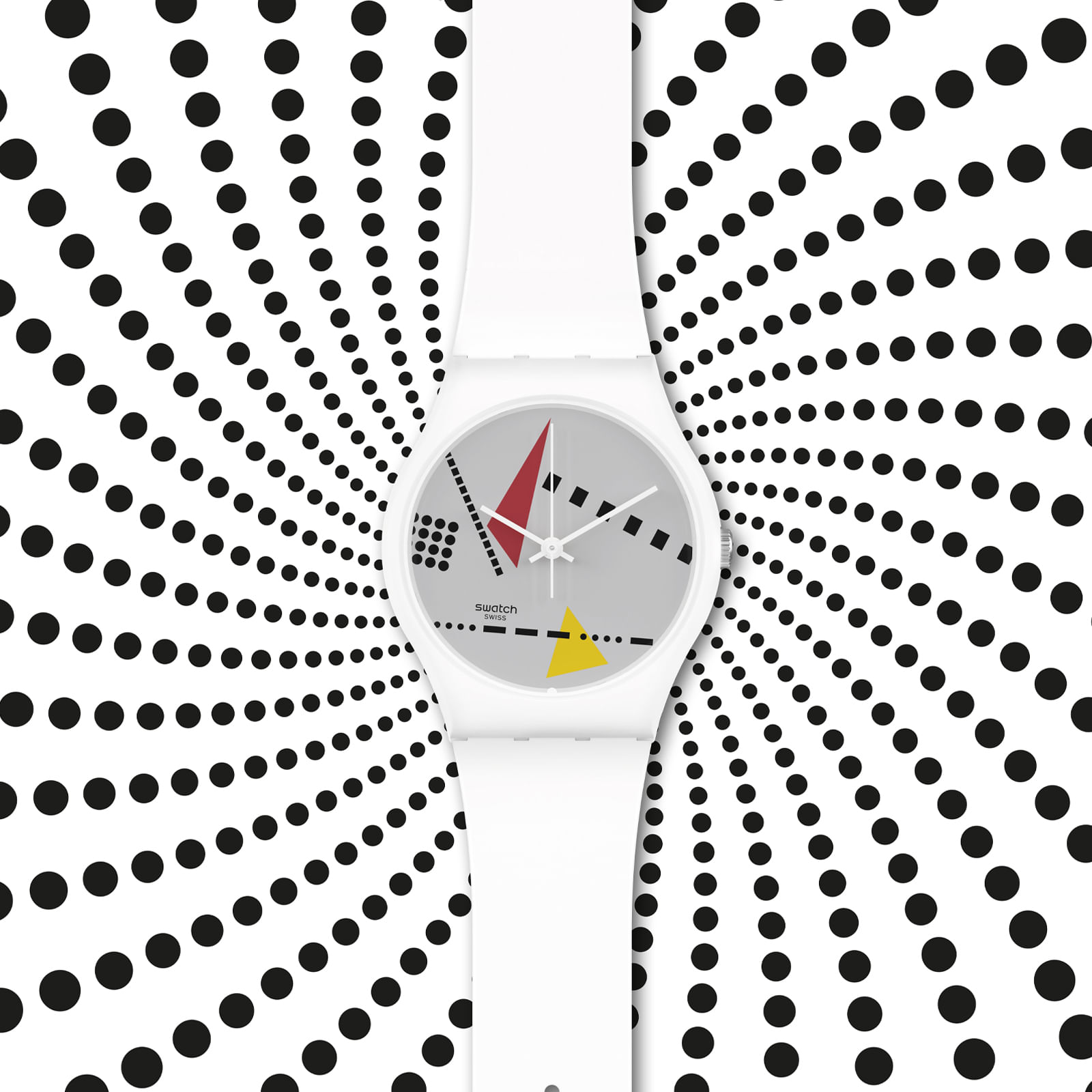 Reloj SWATCH WHI_MEM M SO31W106 Blanco