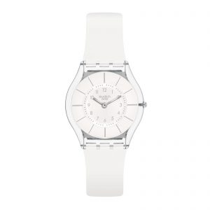 Reloj SWATCH WHITE CLASSINESS SFK360 Transparente