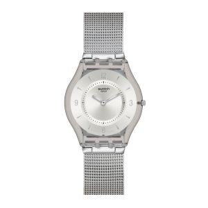 Reloj SWATCH METAL KNIT SFM118M Gris