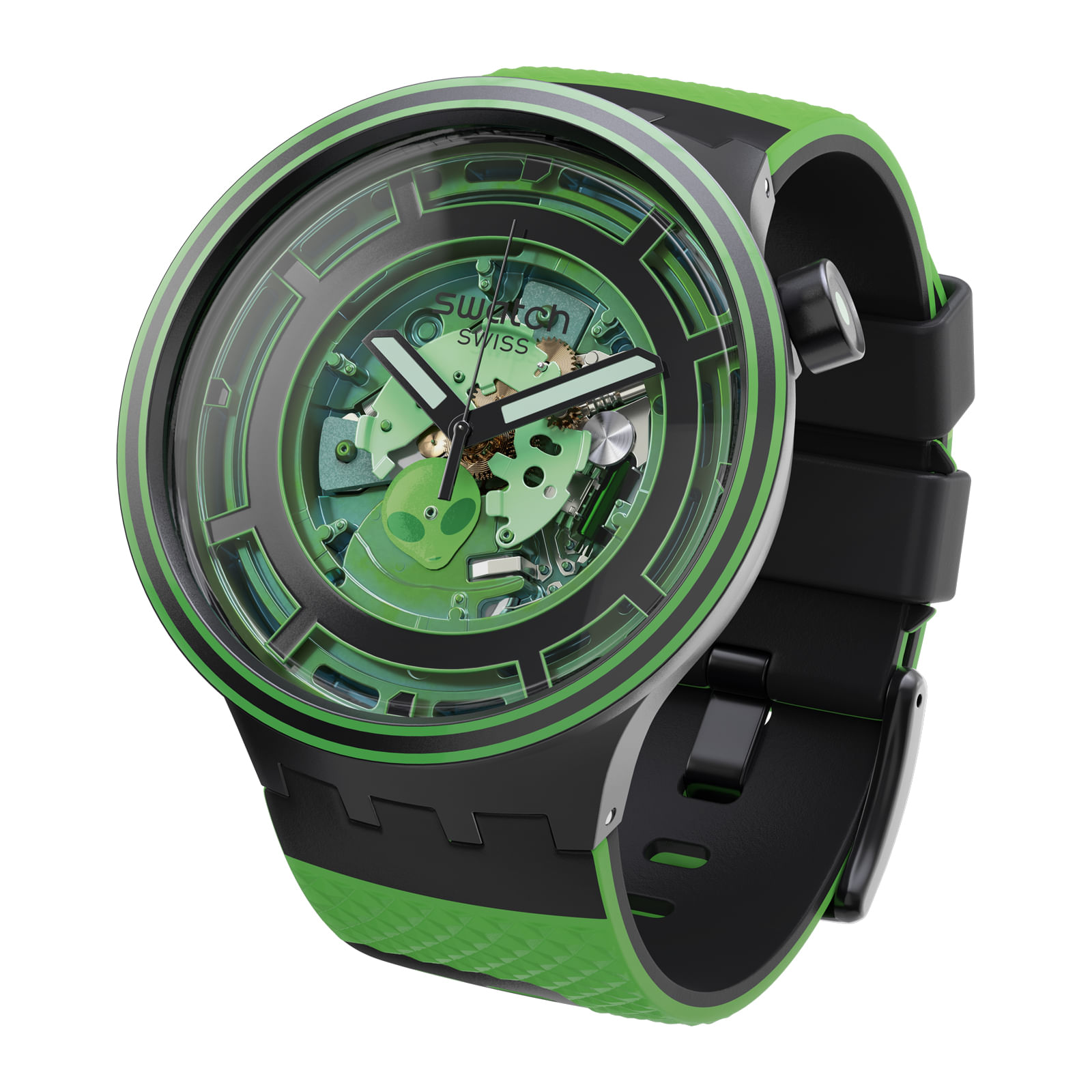 Reloj SWATCH COME IN PEACE ! SB01B125 Negro