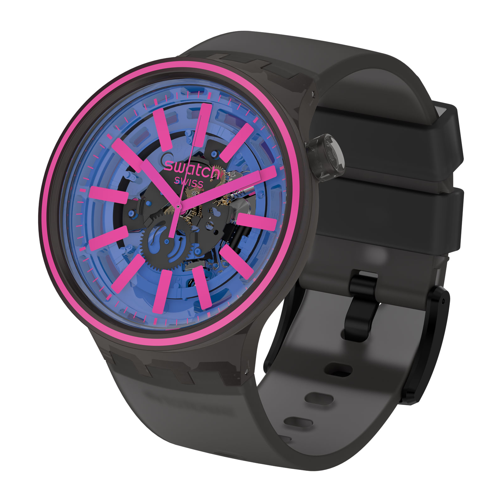 Reloj SWATCH BLUE TASTE SO27B111 Negro