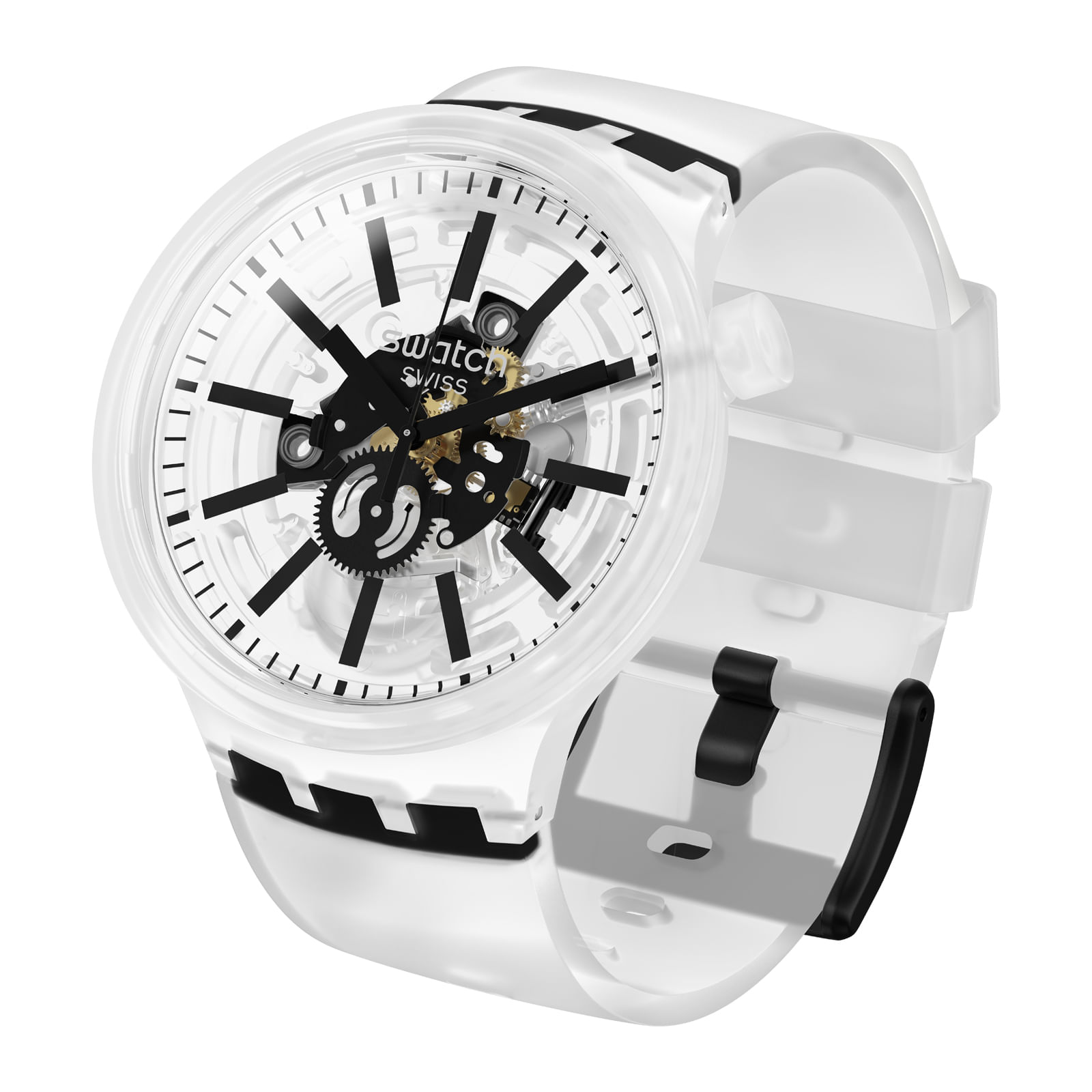 Reloj SWATCH BLACKINJELLY SO27E101 Transparente