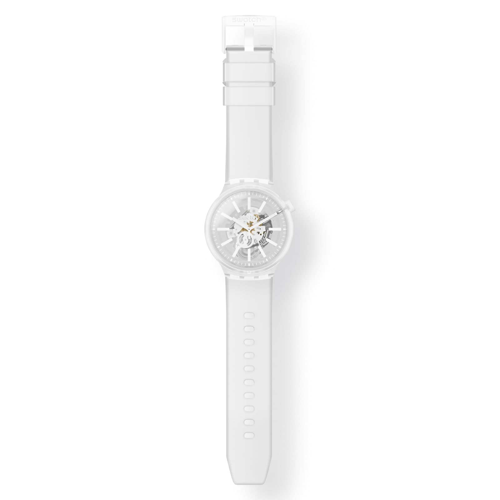 Reloj SWATCH WHITEINJELLY SO27E106 Transparente