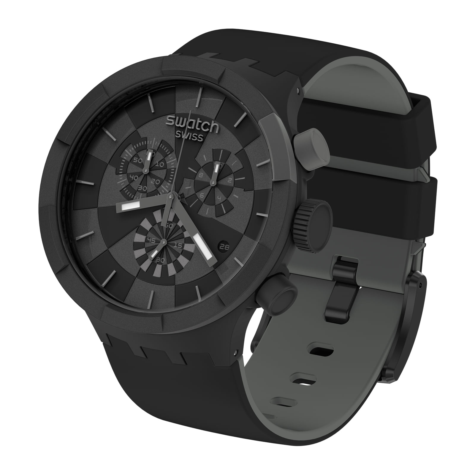 Reloj SWATCH CHECKPOINT BLACK SB02B400 Negro