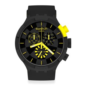 Reloj SWATCH CHECKPOINT YELLOW SB02B403 Negro