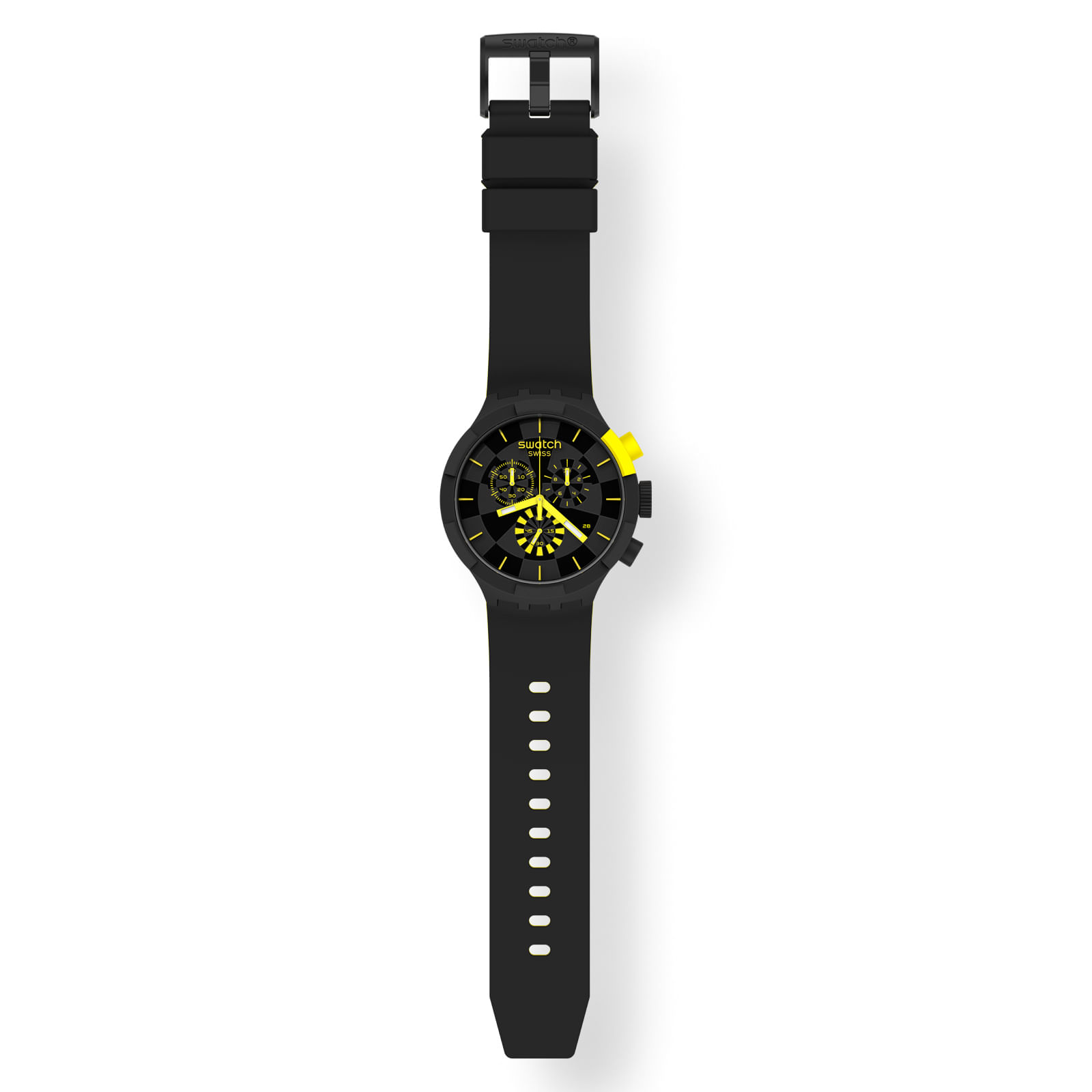 Reloj SWATCH CHECKPOINT YELLOW SB02B403 Negro