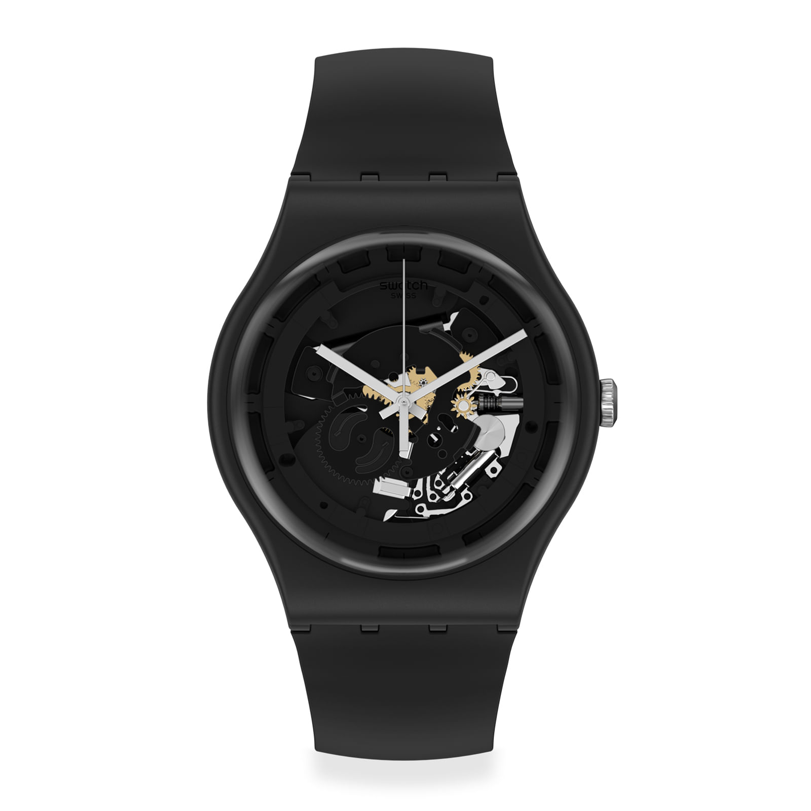 Reloj SWATCH SPOT TIME BLACK SO32B108 Negro