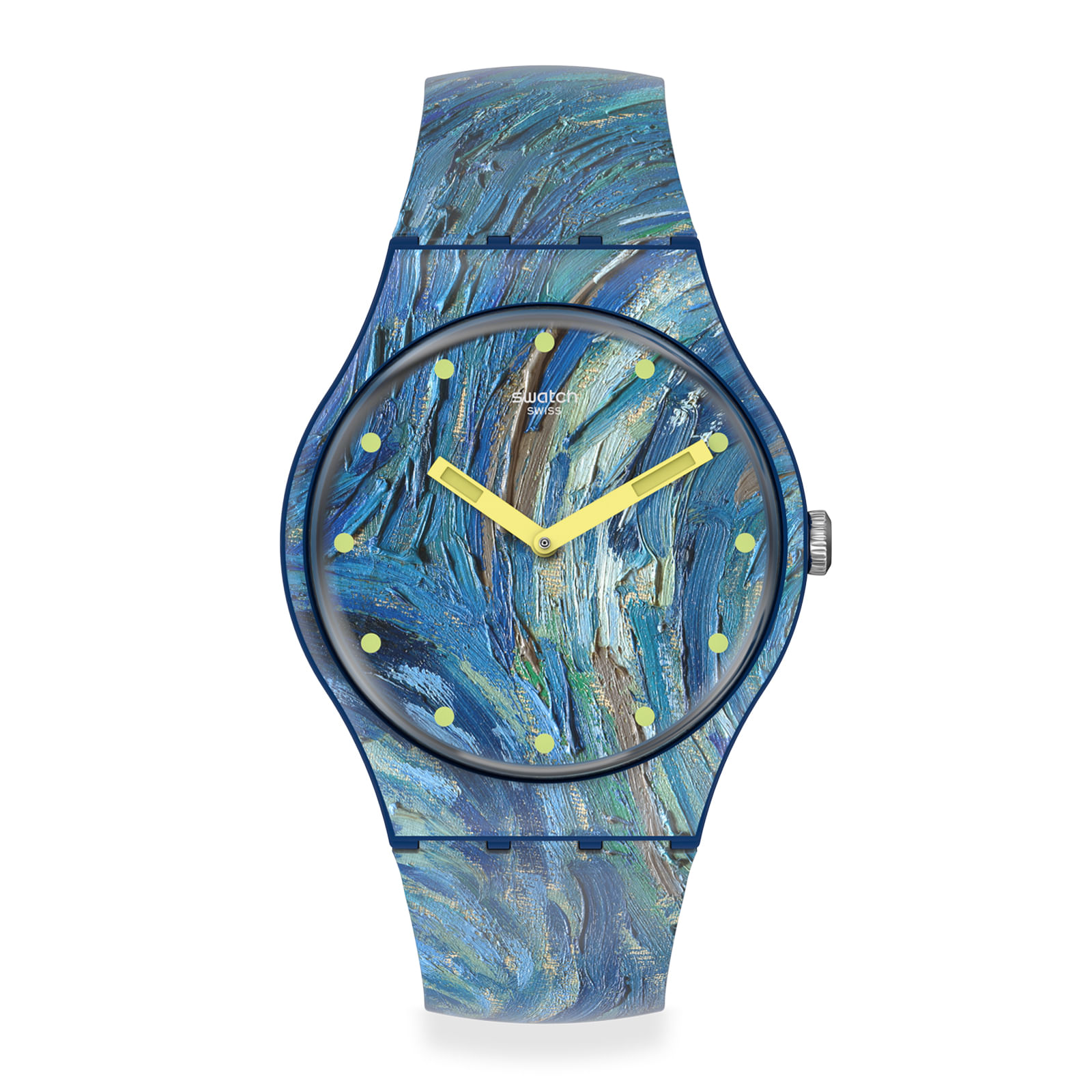 Reloj SWATCH THE STARRY NIGHT BY VINCENT VAN GOGH SUOZ335 Azul