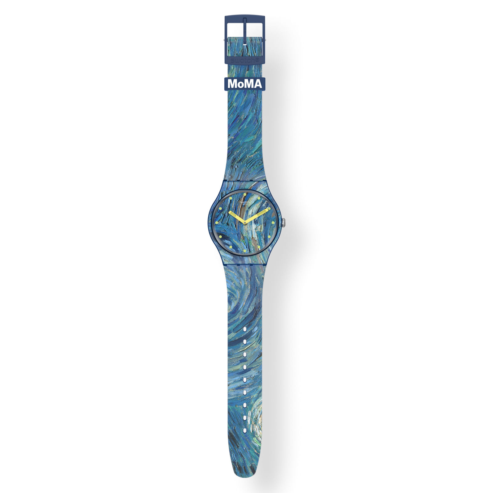 Reloj SWATCH THE STARRY NIGHT BY VINCENT VAN GOGH SUOZ335 Azul