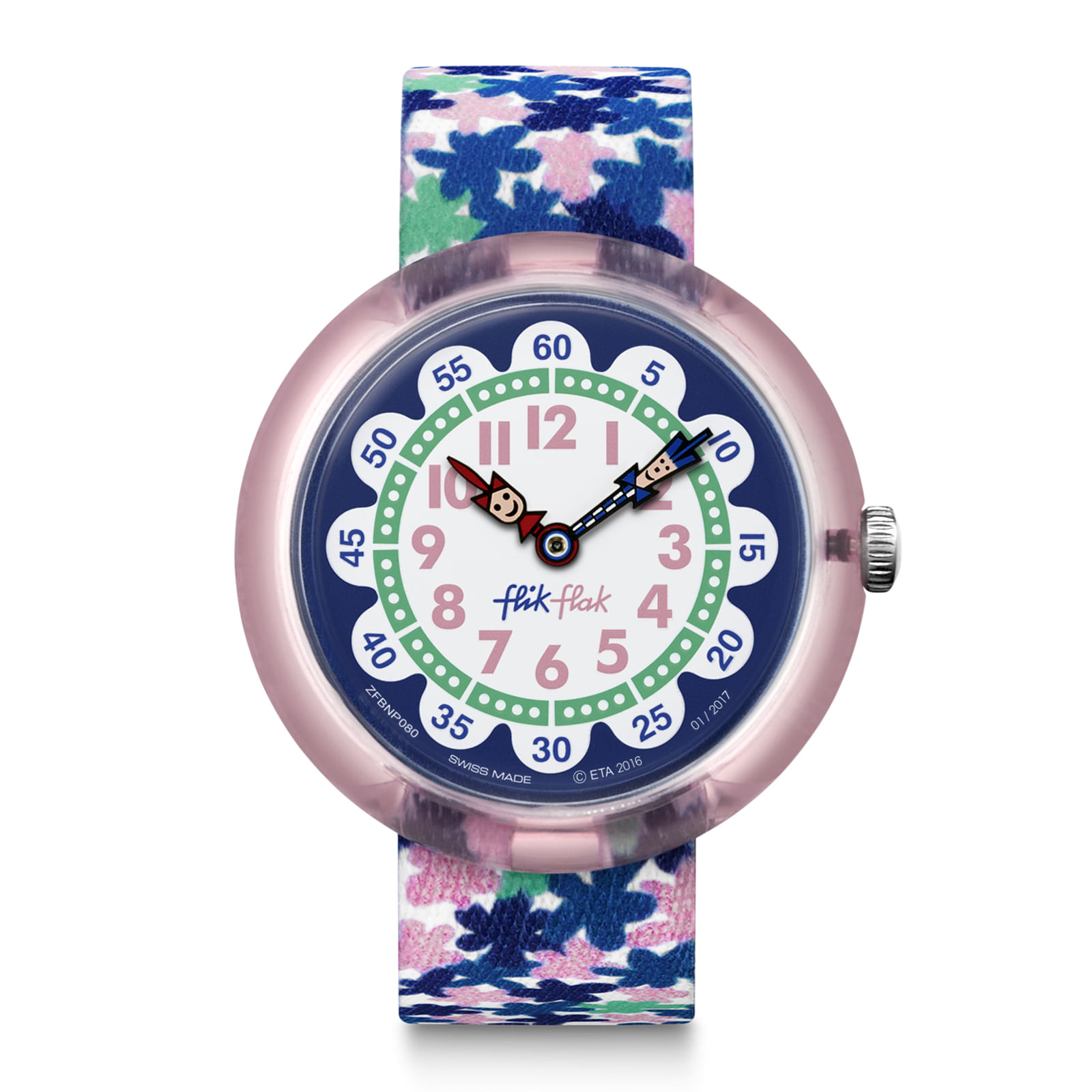 Reloj FLIK FLAK LONDON FLOWER ZFBNP080 Niños Rosado