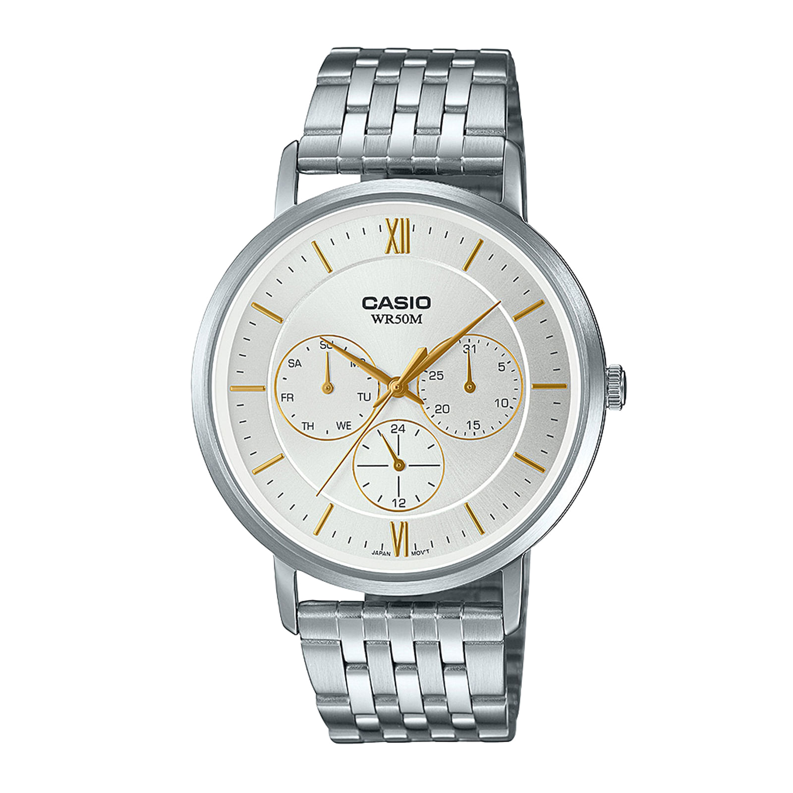 Reloj CASIO MTP-W500L-3A Acero Hombre Plateado - Btime