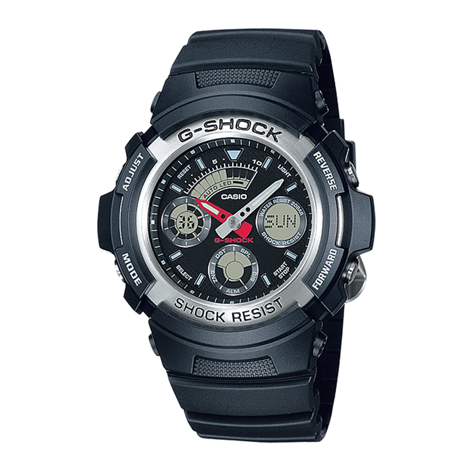 Reloj G-SHOCK AW-590-1A Resina Hombre Negro