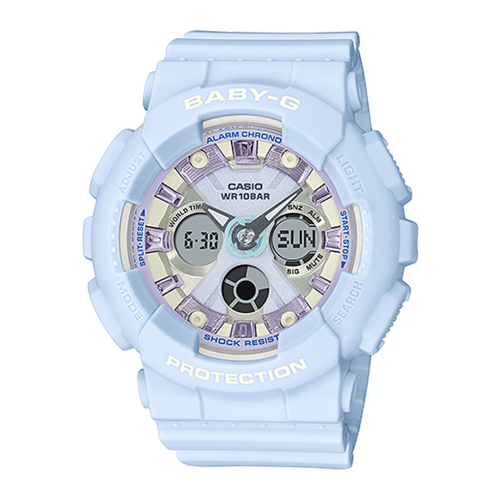 Reloj BABY-G BA-130WP-2A Resina Mujer Celeste