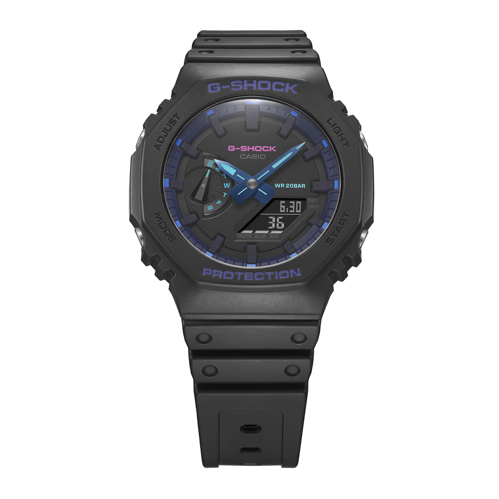 Reloj G-SHOCK GA-2100VB-1A Resina Hombre Negro