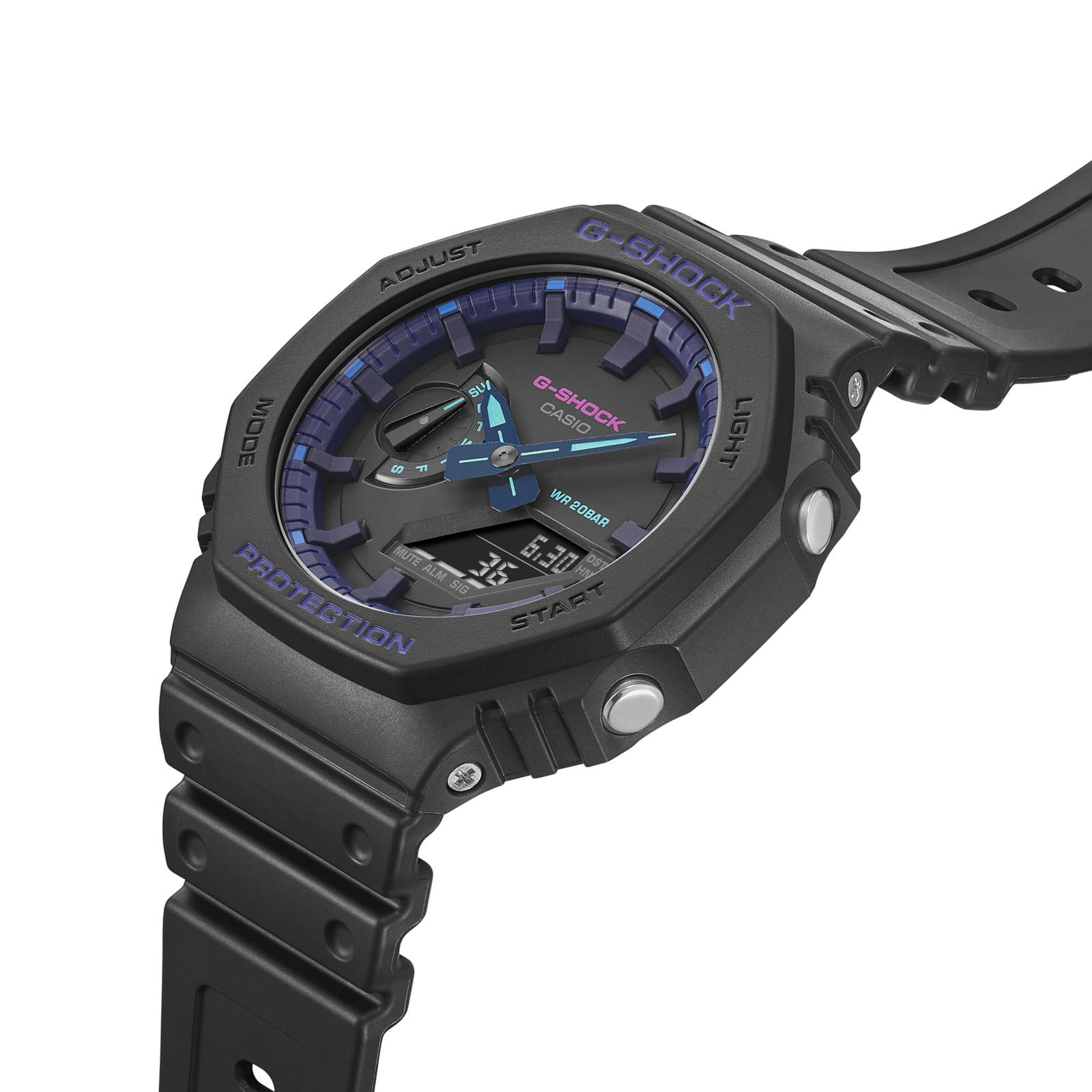 Reloj G-SHOCK GA-2100VB-1A Resina Hombre Negro