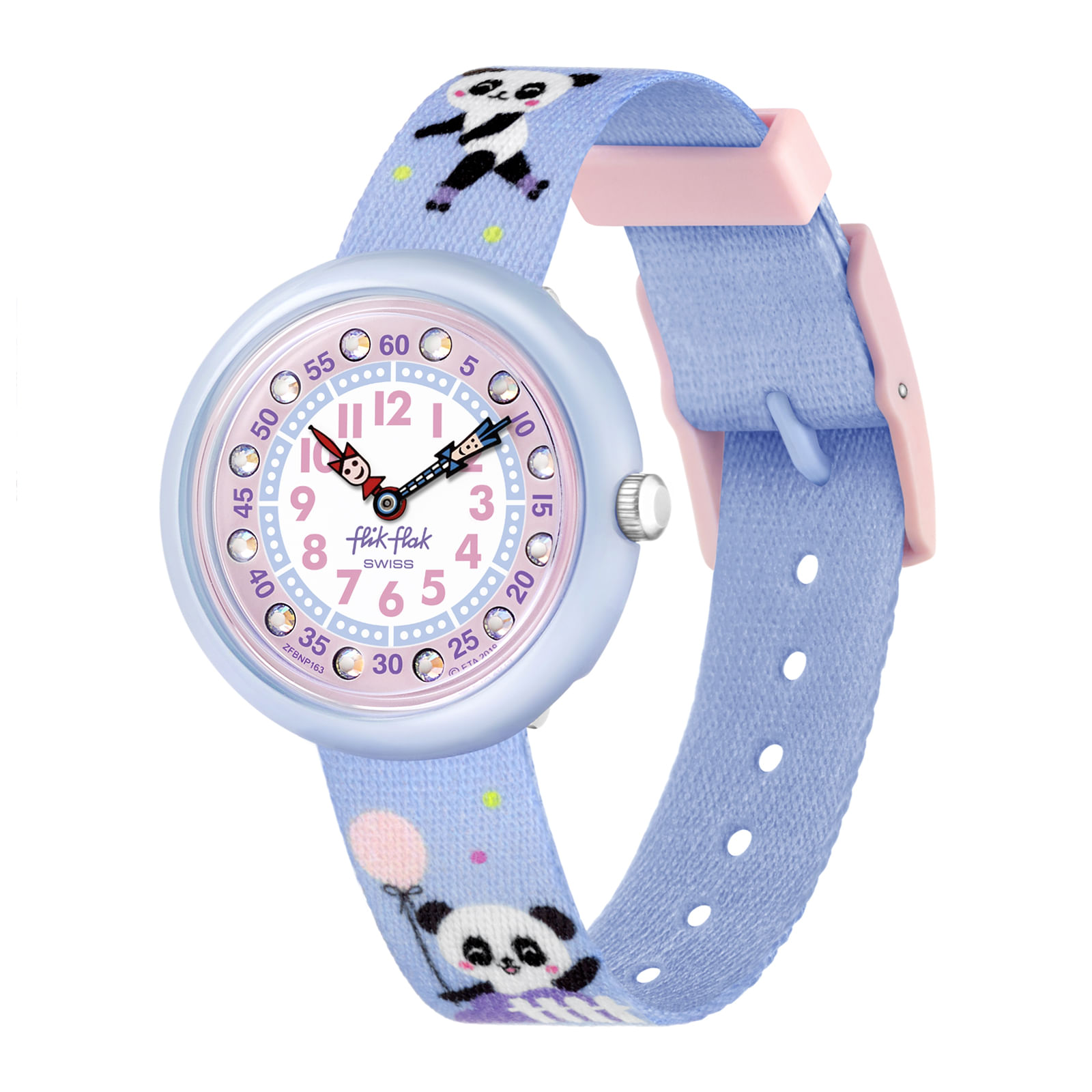 Reloj FLIK FLAK PANDI PANDA ZFBNP163 Niños Celeste