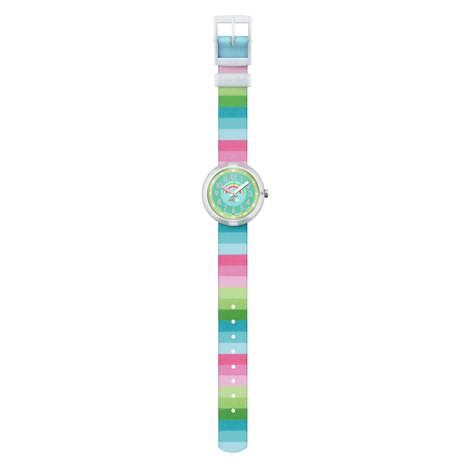 Reloj FLIK FLAK STRIPY DREAMS ZFPNP014 Niños Plateado