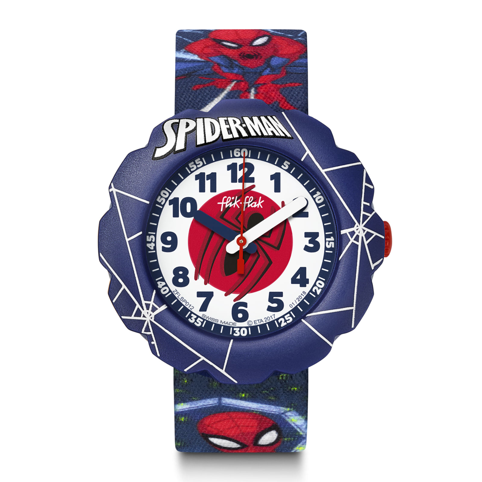 Reloj FLIK FLAK SPIDER-MAN IN ACTION ZFLSP012 Niños Azul