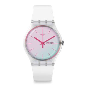 Reloj SWATCH POLAWHITE SUOK713 Transparente