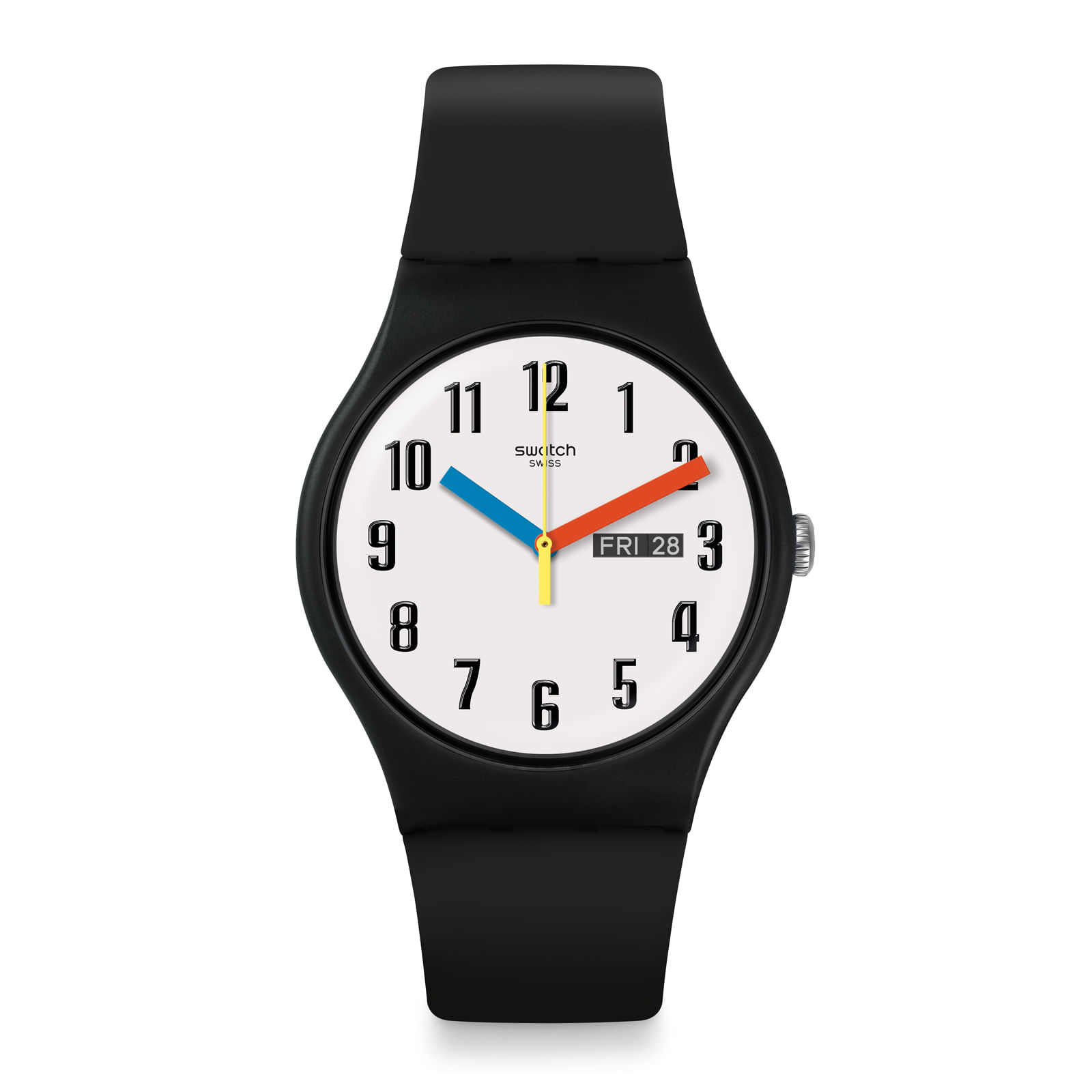 Reloj SWATCH ELEMENTARY SUOB728 Negro