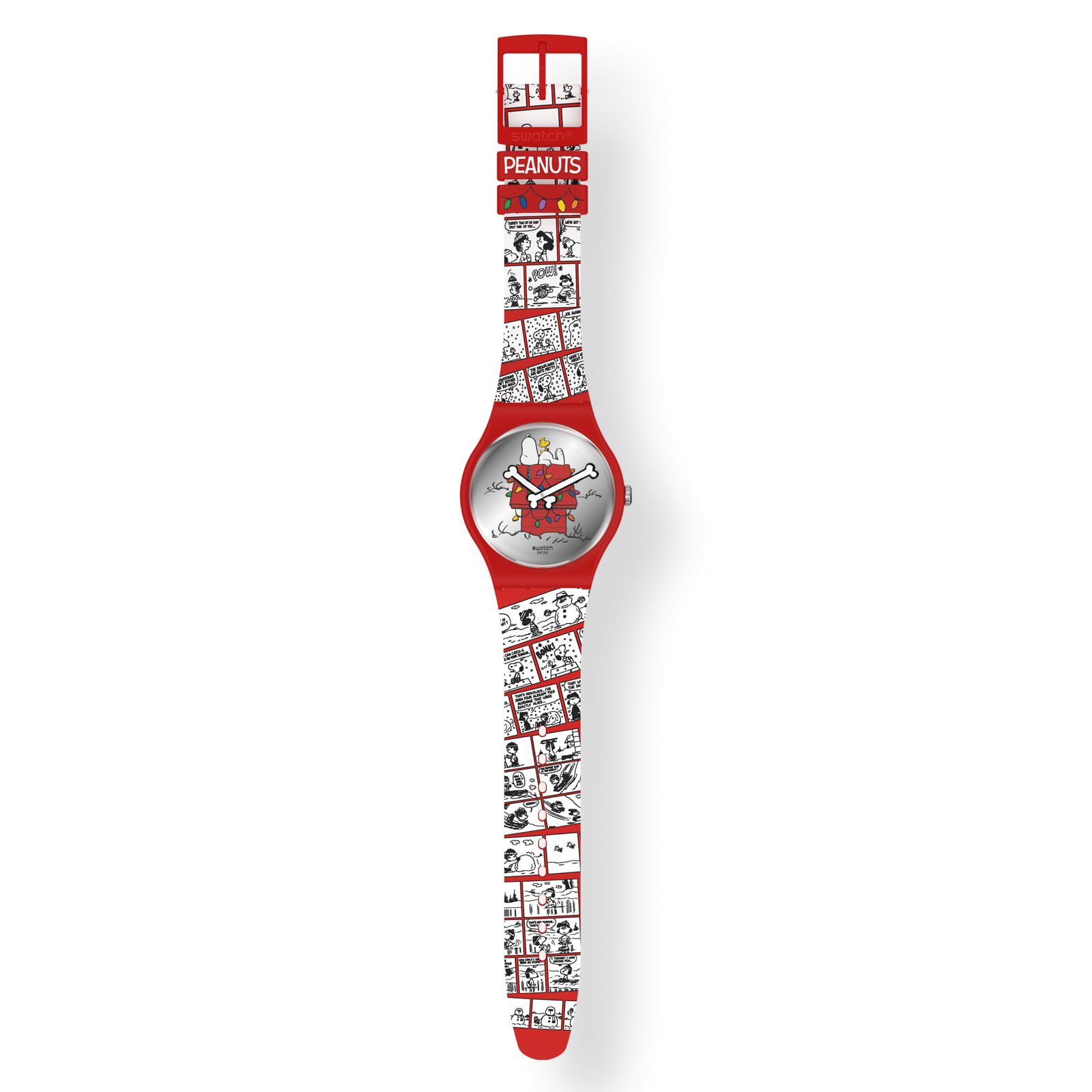 Reloj SWACTH CHOMP! SO29Z109 Rojo