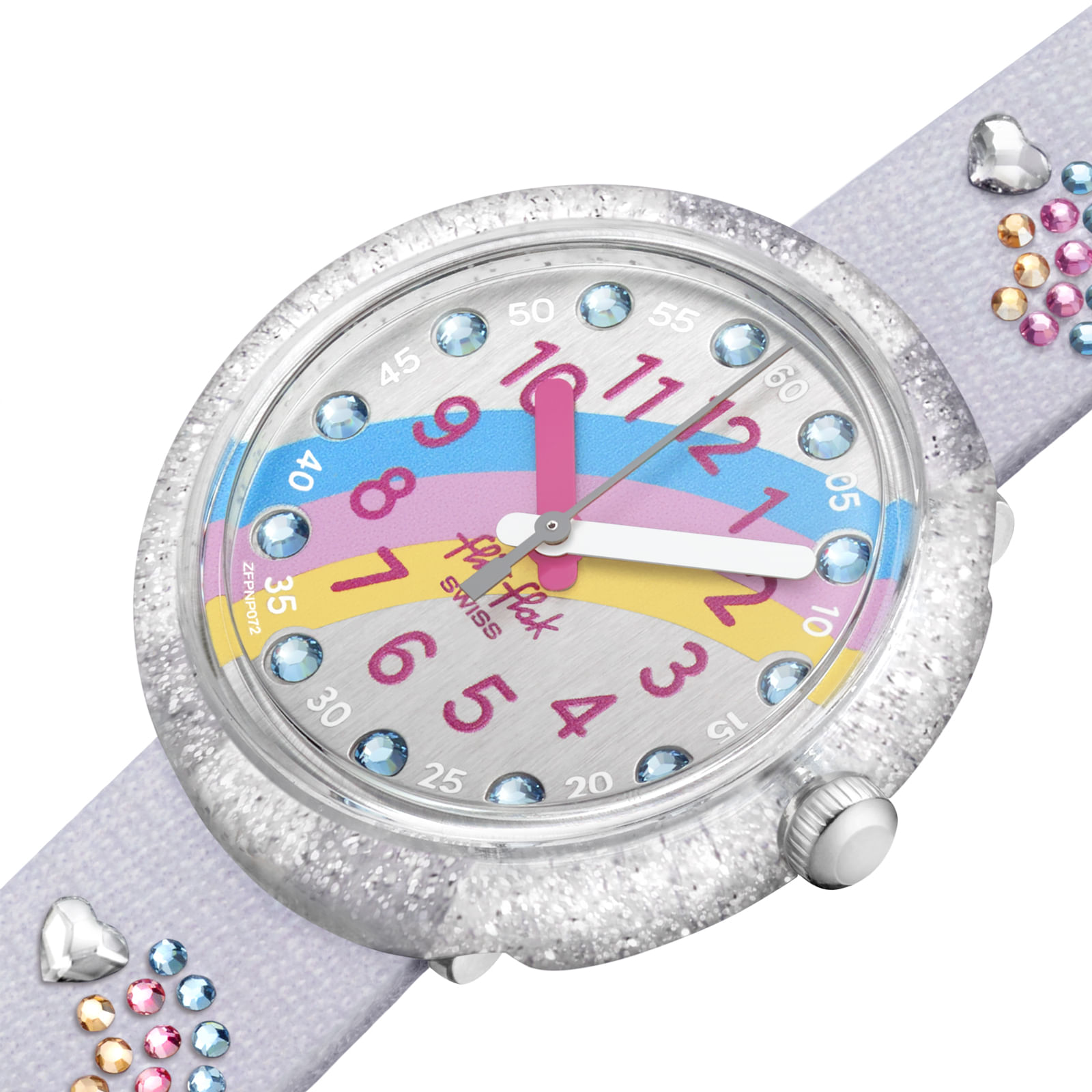 Reloj FLIK FLAK OVER THE RAINBOW ZFPNP072 Niños Gris