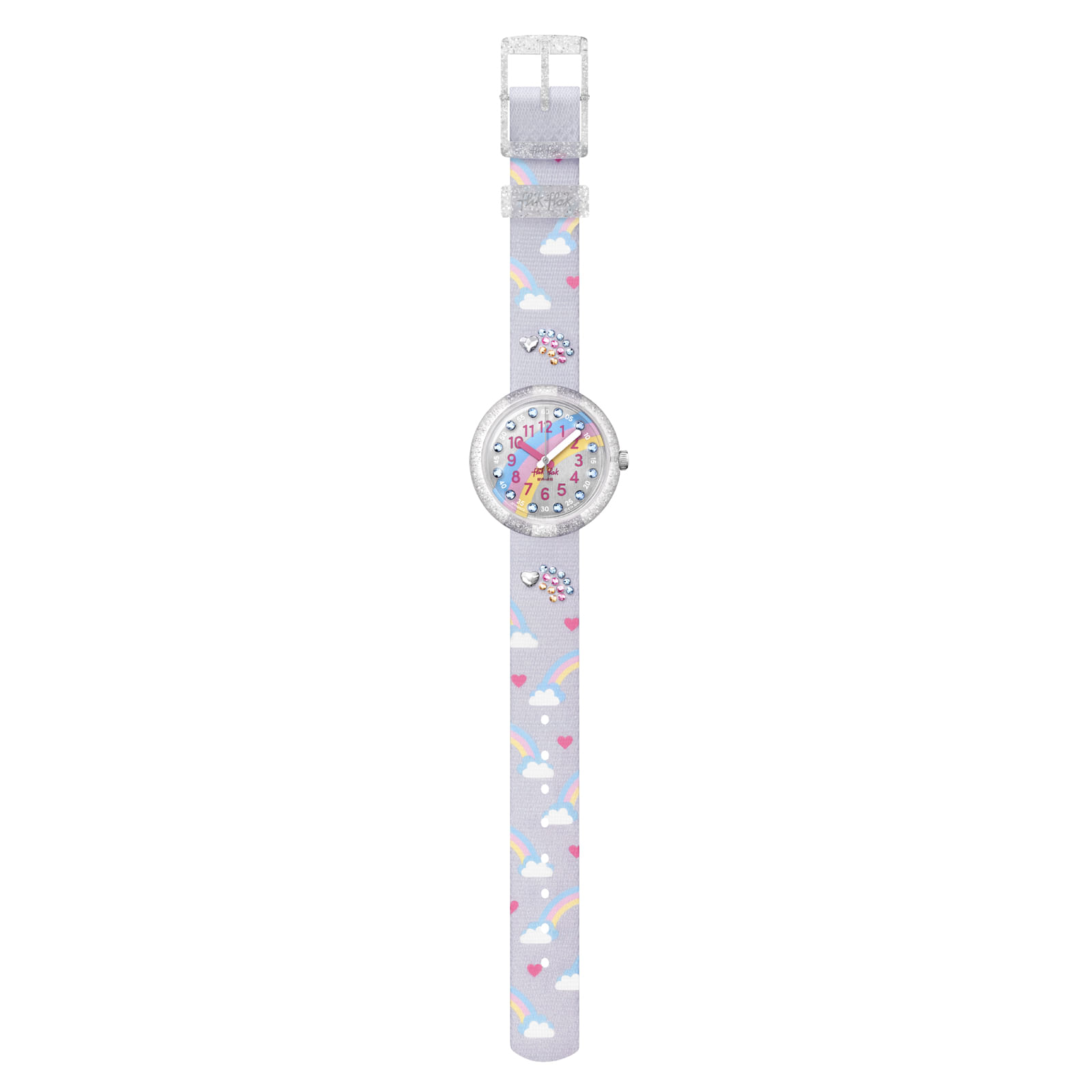 Reloj FLIK FLAK OVER THE RAINBOW ZFPNP072 Niños Gris