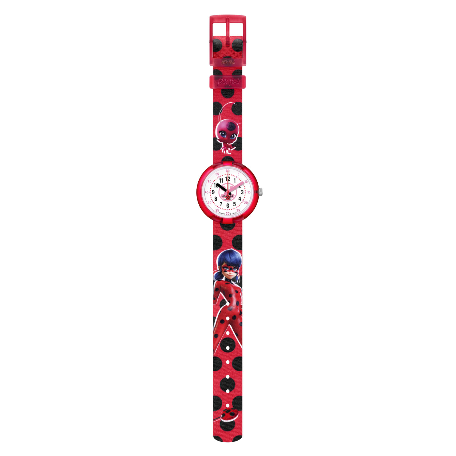 Reloj FLIK FLAK MIRACULOUS LADYBUG ZFPNP106 Niños Rojo