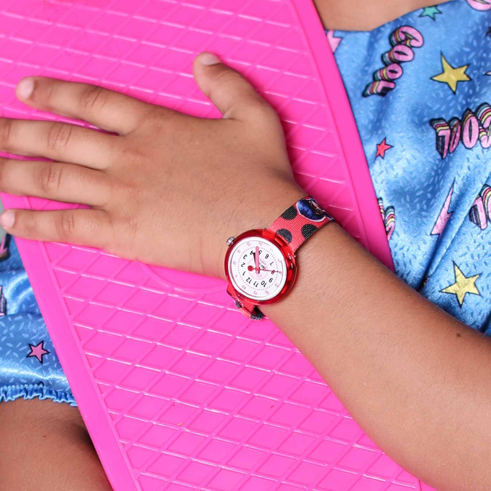 Reloj FLIK FLAK MIRACULOUS LADYBUG ZFPNP106 Niños Rojo