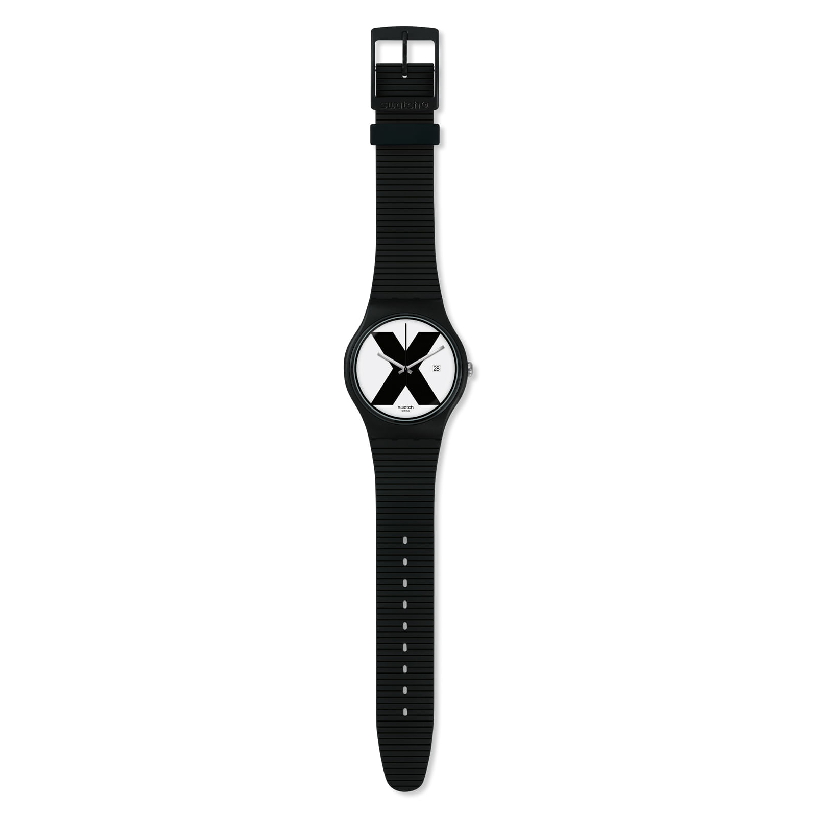 Reloj SWATCH XX-RATED BLACK SUOB402 Negro