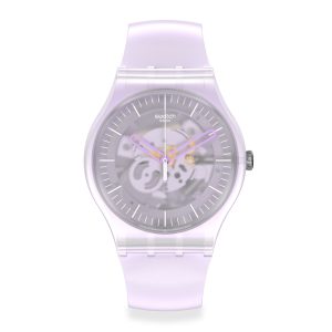 Reloj SWATCH PINK MIST SUOK155 Transparente