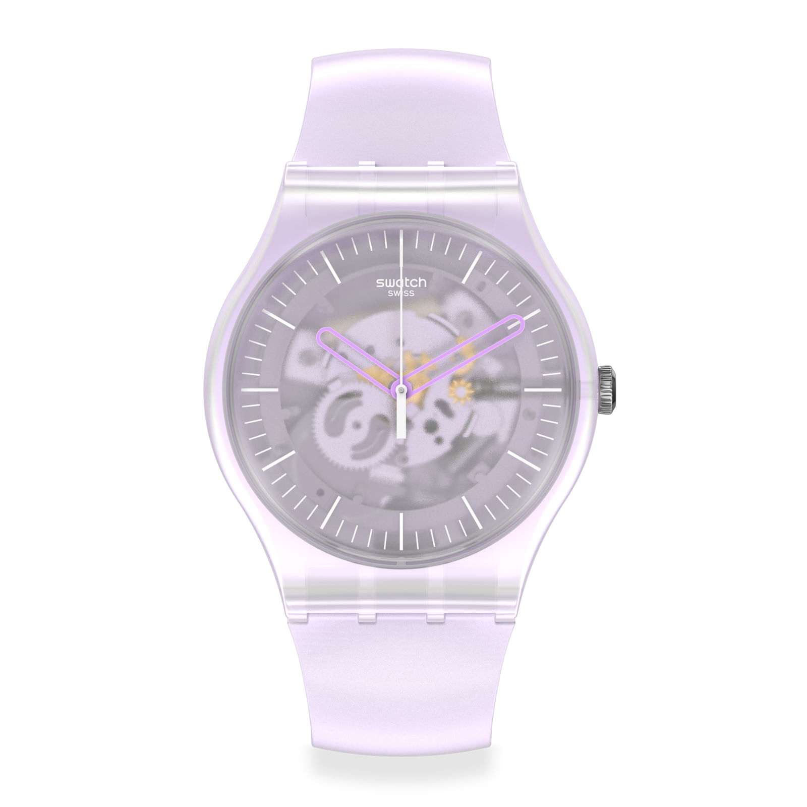 Reloj SWATCH PINK MIST SUOK155 Transparente