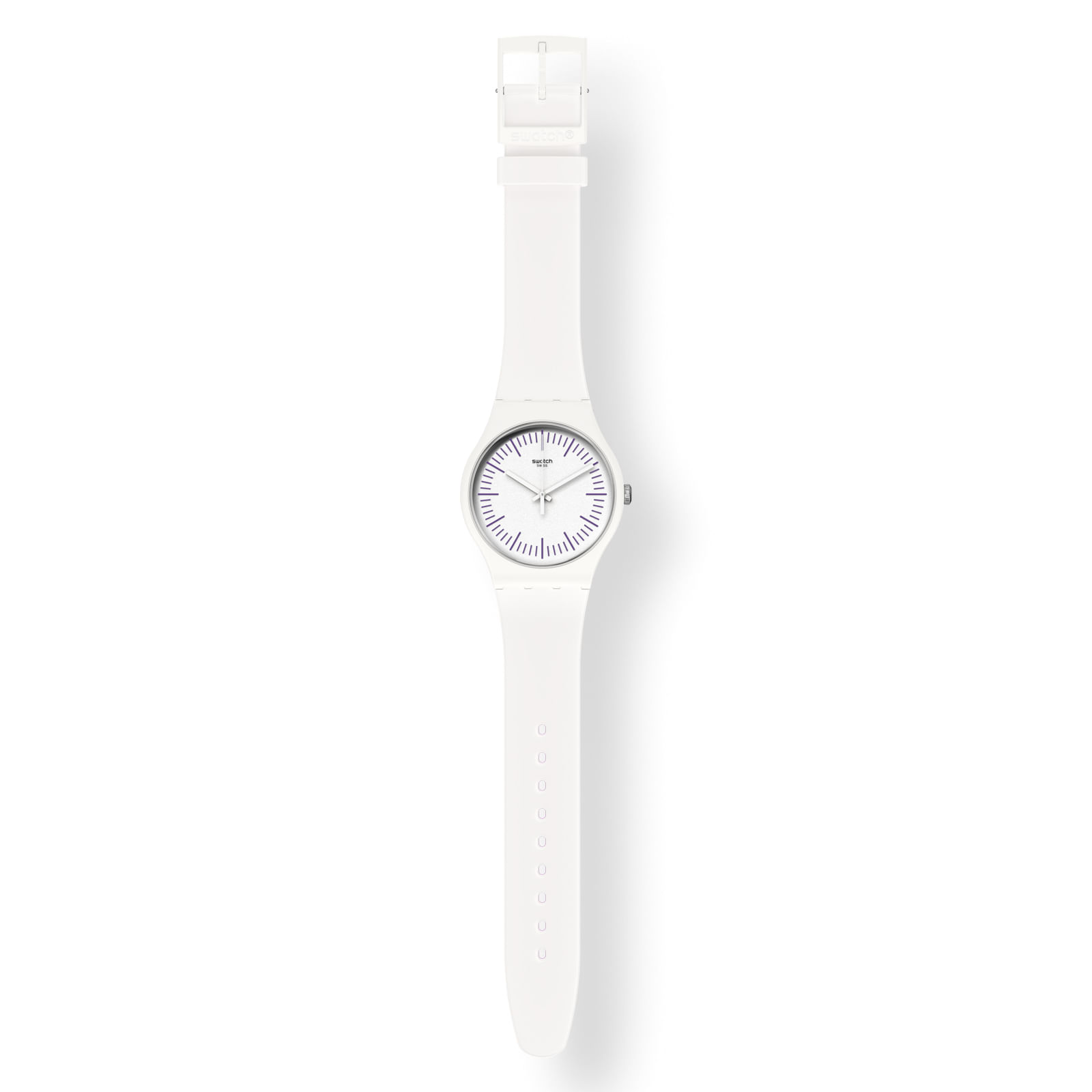 Reloj SWATCH WHITENPURPLE SUOW173 Blanco