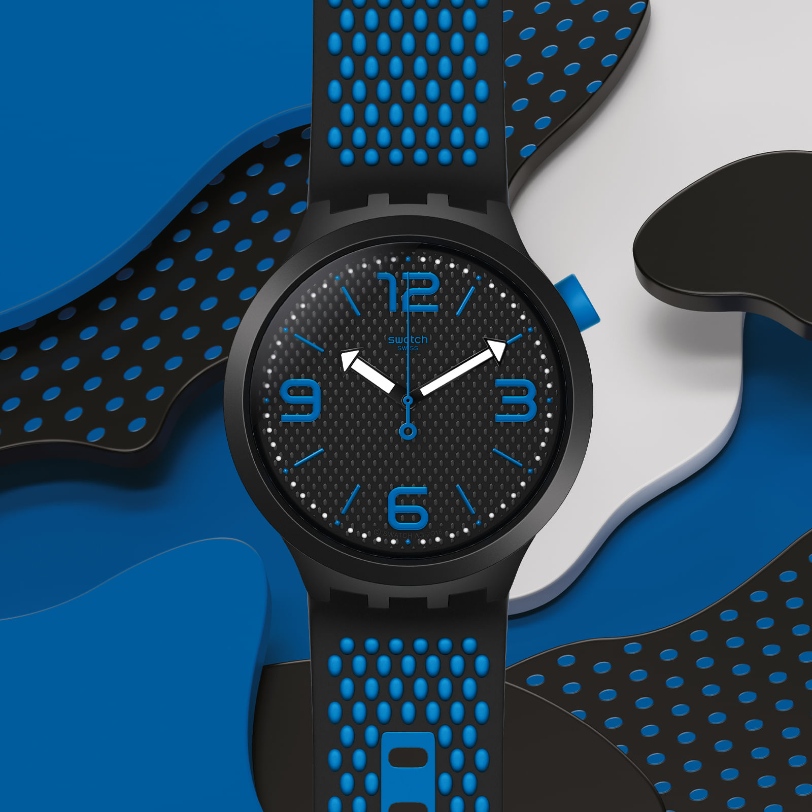 Reloj SWATCH BBBLUE SO27B101 Negro