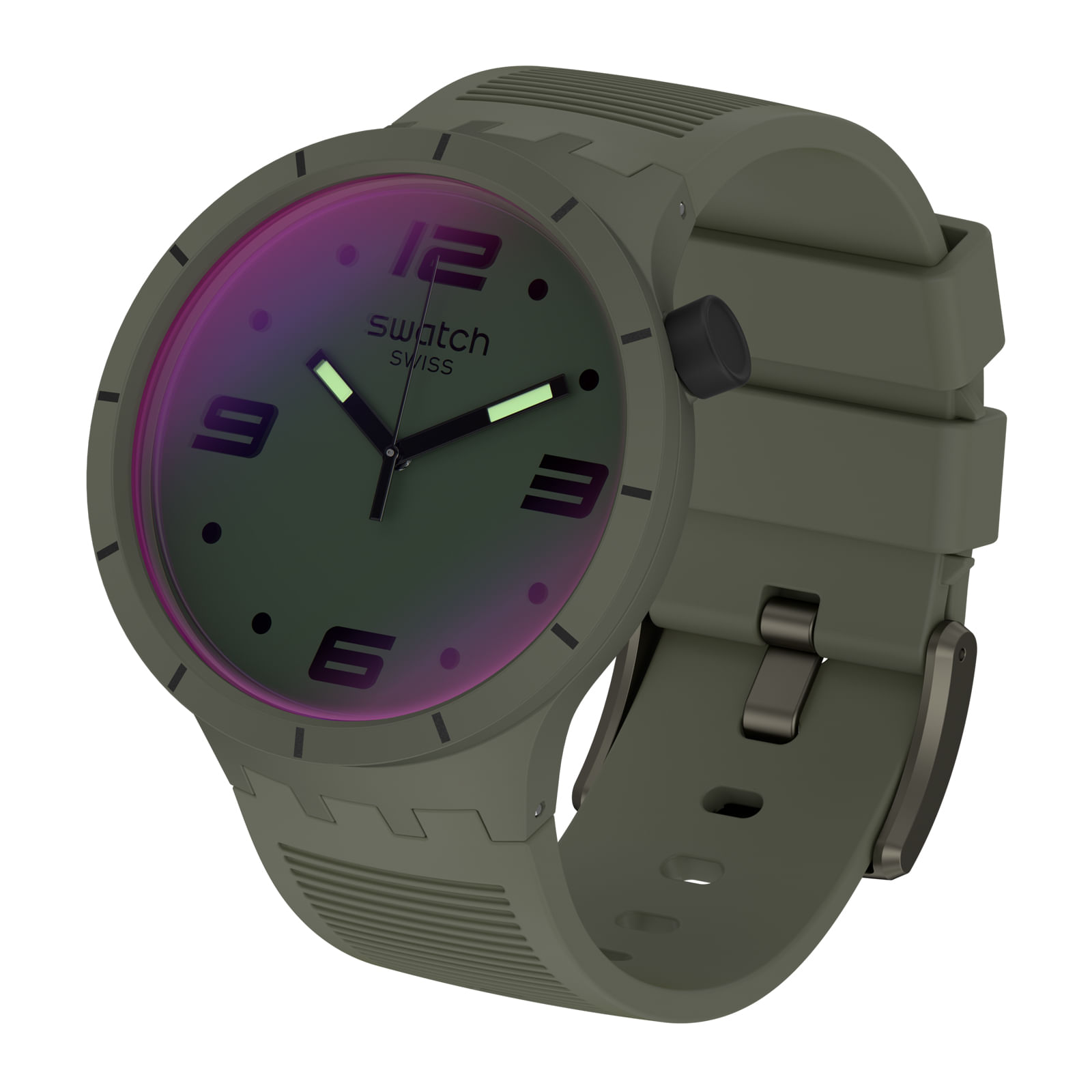 Reloj SWATCH FUTURISTIC GREEN SO27M105 Verde