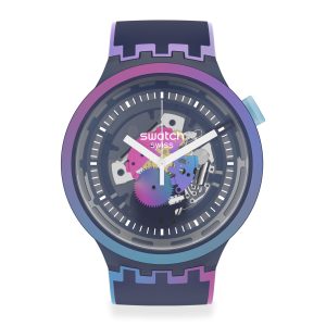 Reloj SWATCH #RAINBOWINTHENIGHT SO27N112 Azul