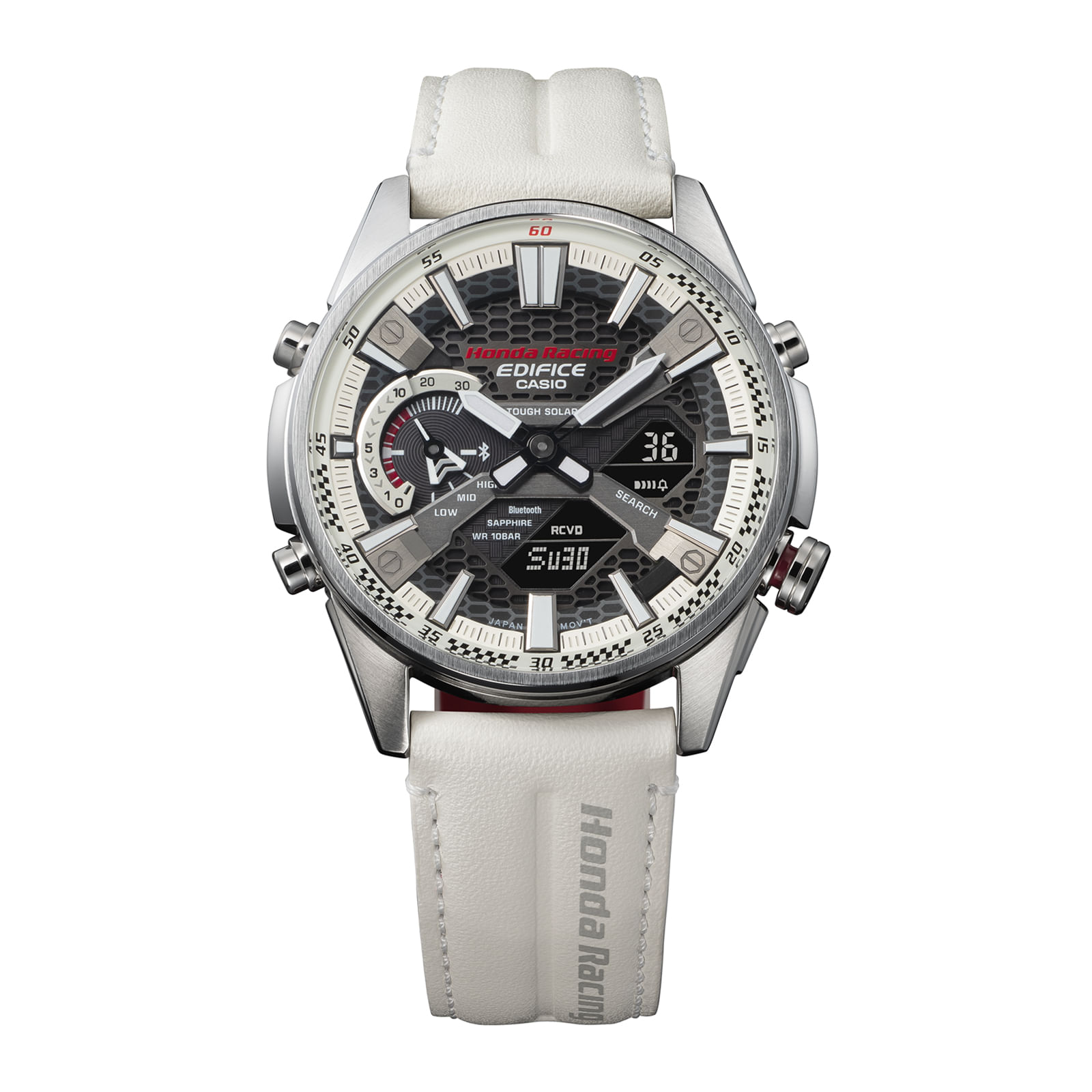 Reloj EDIFICE ECB-S100HR-1A Acero Hombre Plateado