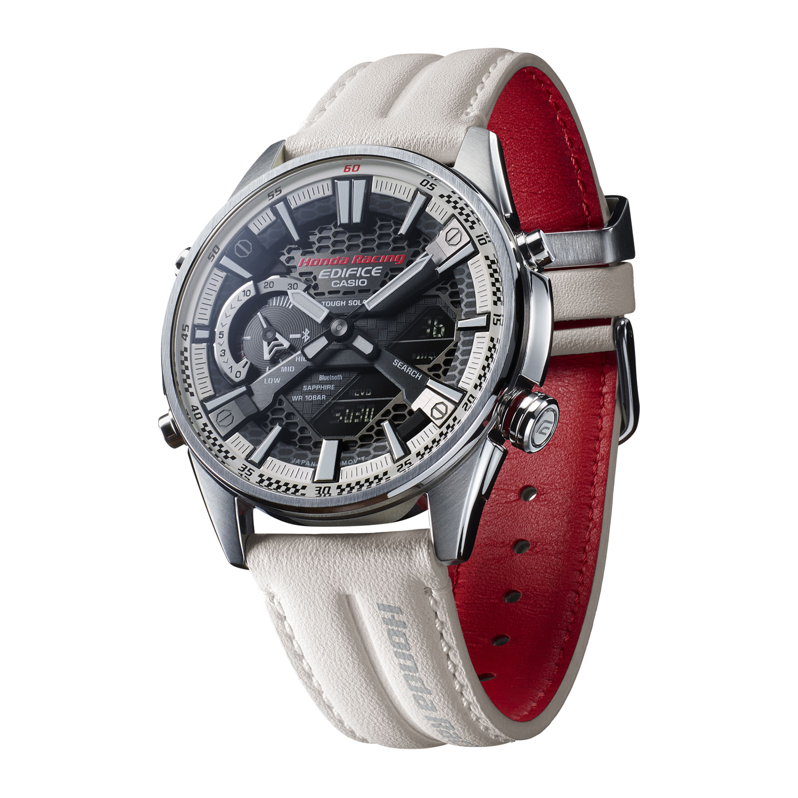 Reloj EDIFICE ECB-S100HR-1A Acero Hombre Plateado